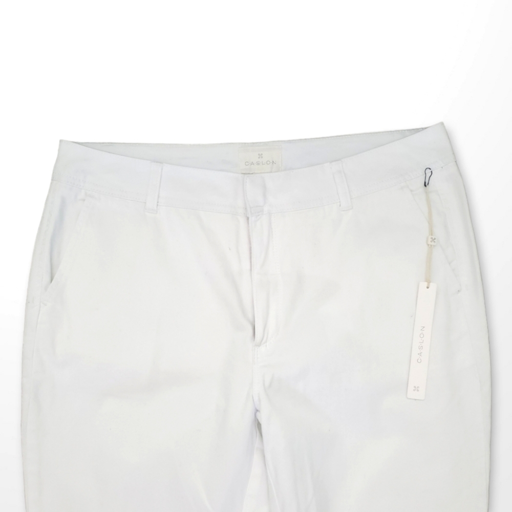 Caslon Stretch Cotton Chino Pants Size 12 - Picture 7 of 11